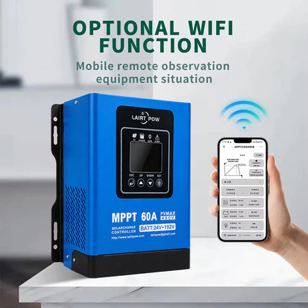LAIRTPOW Smart MPPT Solar Controller Wireless Network Connection Power Supply Voltage 480V