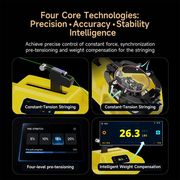 Lairtpow H6 Automatic Tennis Racket Stringing Machine / Automatic Badminton Racket Stringing Machine