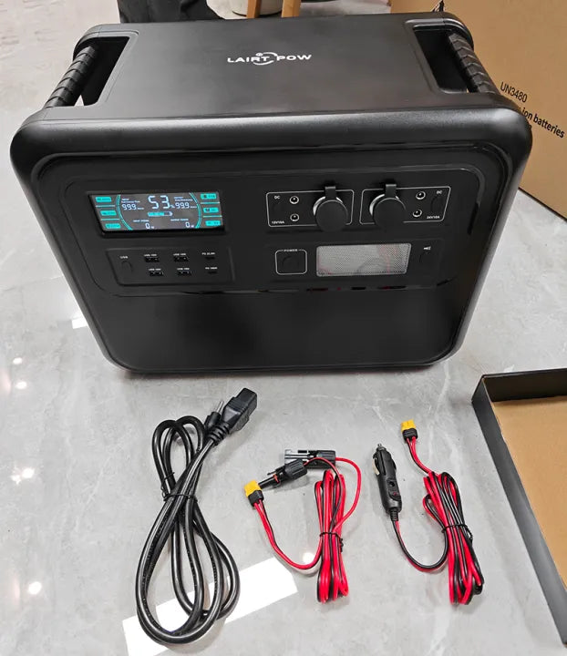 LairtPow AP2200B Portable Outdoor/Home Power Station 2232Wh 2400W 220V/60Hz 800W PV Max