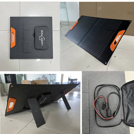 【New】LAIRTPOW ZXY-T120W Portable 120W Solar Panel for Bluetti/Jackery/E-F/Uapow/DJI/Alpicool etc.
