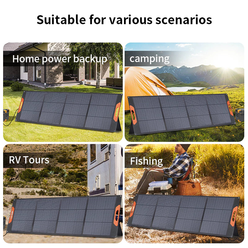 【New】LAIRTPOW LT-250W/LT-500W 38-48V Portable Solar Panel for Bluetti/Jackery/E-F/UAPOW/DJI/Pecron